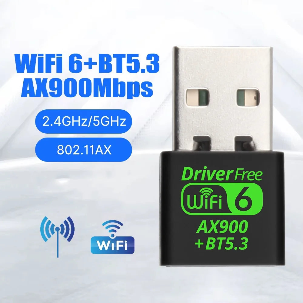 Wifi 6 Bluetooth 5.3 - USB Adapter Dongle