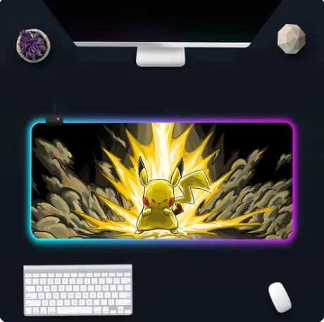 RGB Gaming Mouse Pad - Pikachu Pokemon