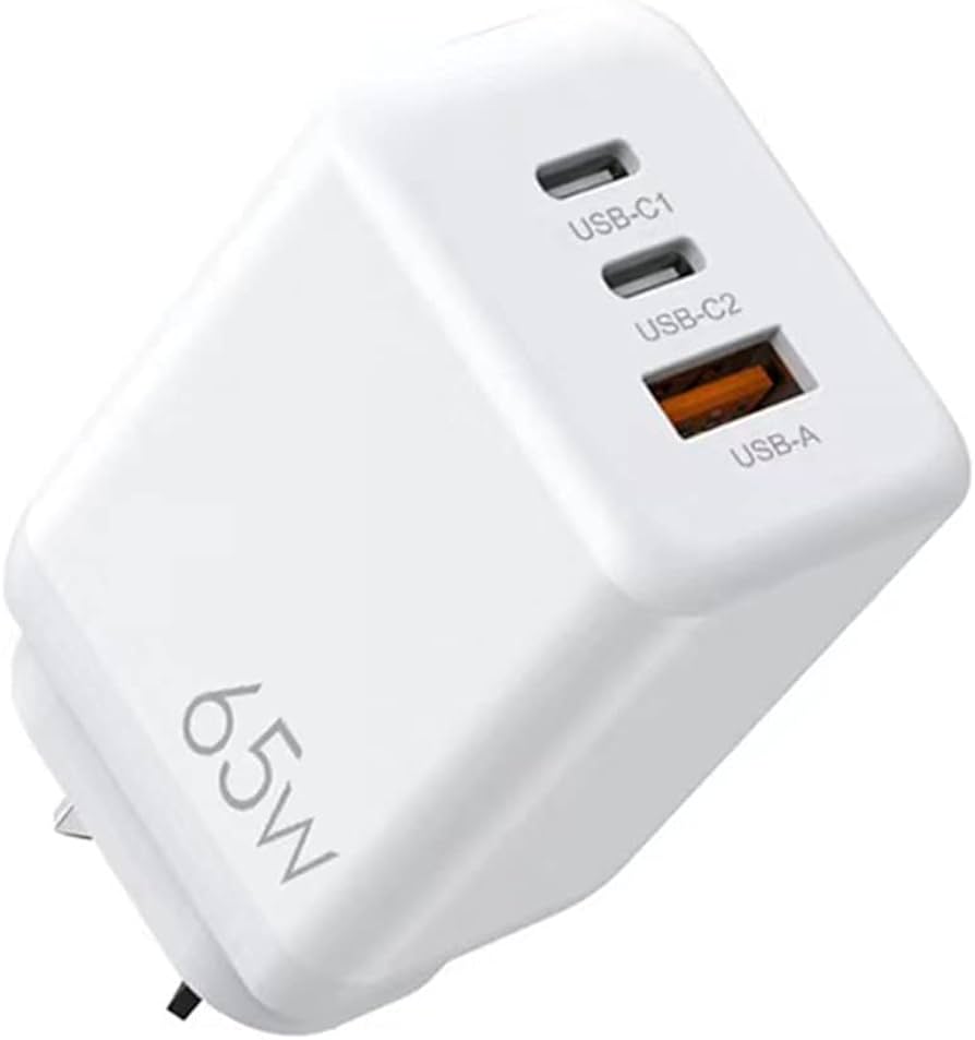 65W PD & Duel USB - Wall Plug